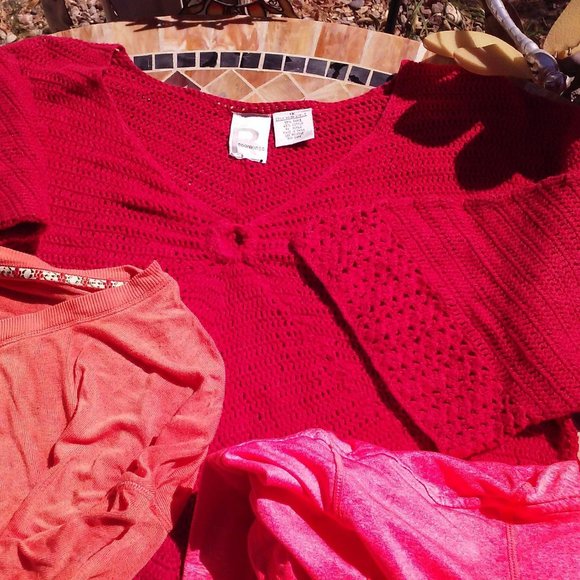 Y2K Grab Bag Mix Bundle (5) Knit Tops Romans Calvin Klein Seven7 Democracy Avia - Picture 6 of 11